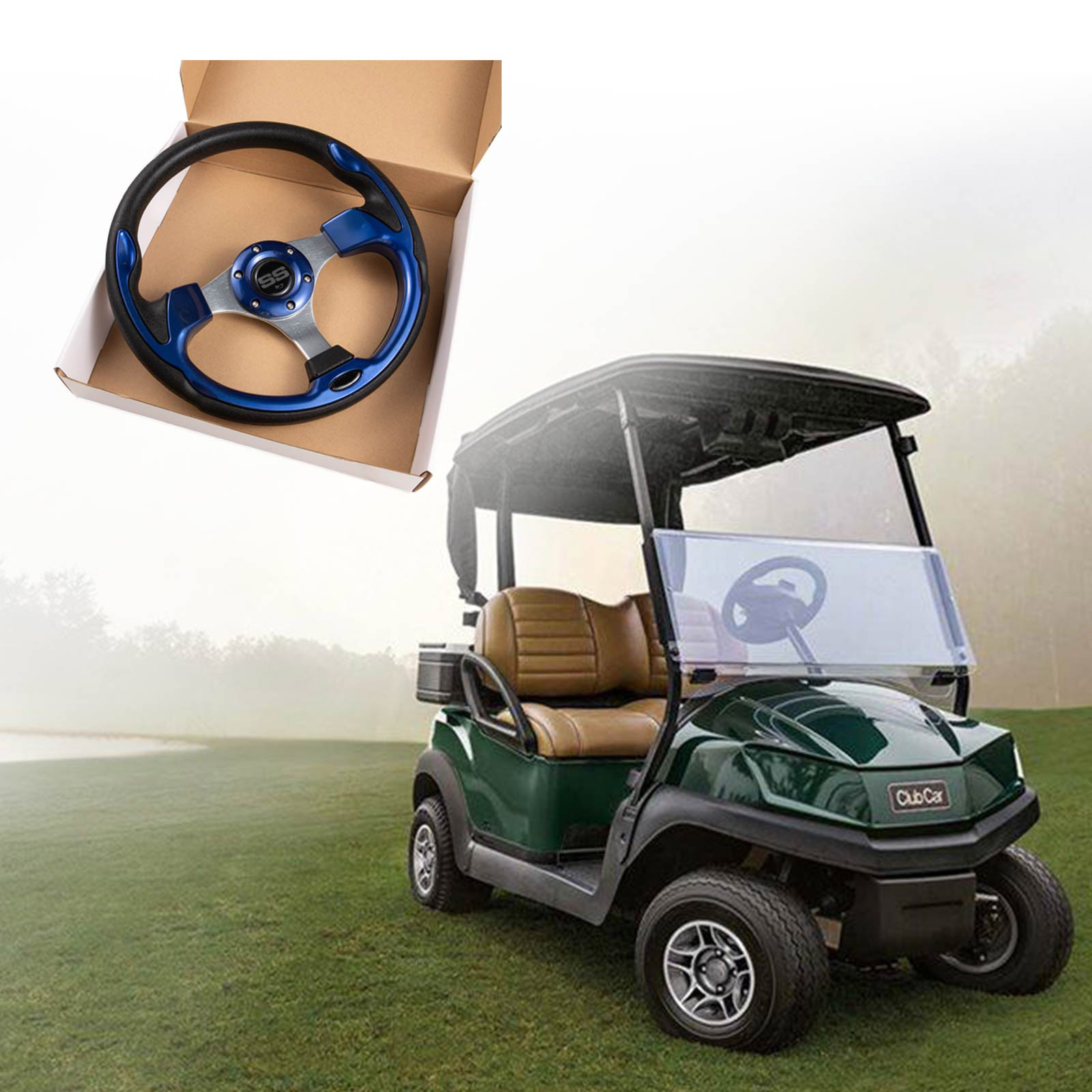 Universal Steering Wheel fits Club Car EZGO Yamaha i40 i40L Most Golf Carts2