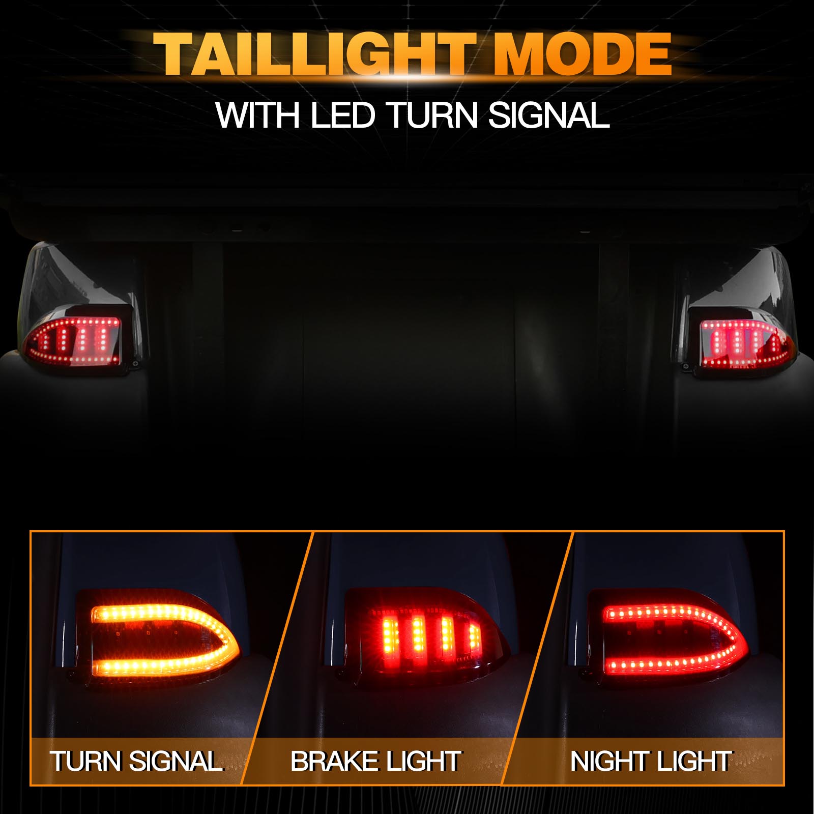 On Sale:NOKINS Colorful LED Light Kit for Club Car Precedent Electric ...