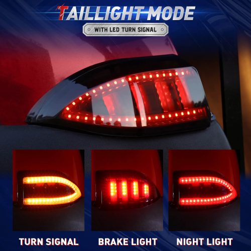 NOKINS Deluxe Plus LED Light Kit for Club Car Tempo/Onward Golf