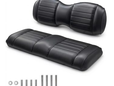 Premium Rear Seat Cushion Kit for Aftermarket Standard Rear Seat, Including NOKINS Replacement Backrest Cushion and Bottom Cushion Assembly Kit